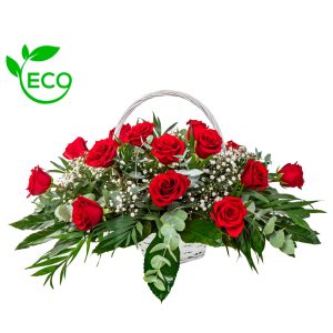 Cesta de Flores Ecológica|