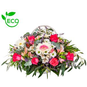 Cesta de Flores Ecológica|