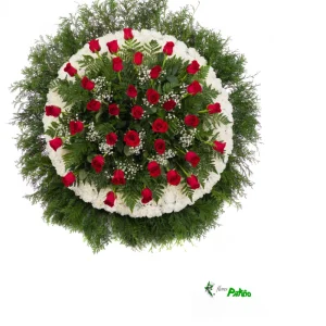 Corona de Rosas para Funeral