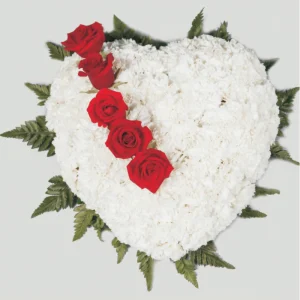 Corazón de Flores para Difunto